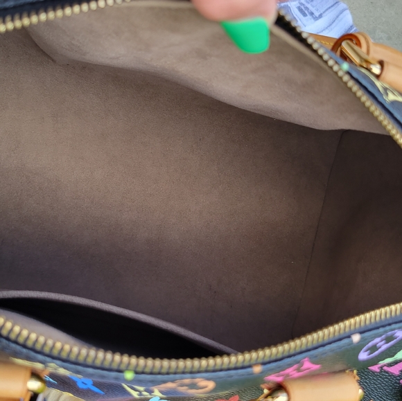 Louis Vuitton Noir Multicolor Speedy 30 - Picture 17 of 17